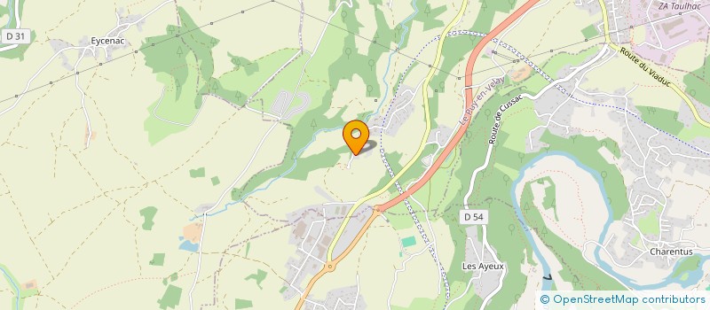 localisation de l'entreprise MADAME AXELE GERBIER  LE PUY-EN-VELAY