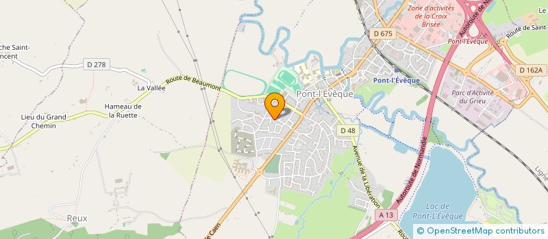 localisation de l'entreprise MADAME AXELL VIT  PONT-L'EVEQUE