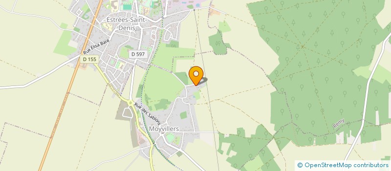 localisation de l'entreprise MADAME AXELLE ACX  MOYVILLERS