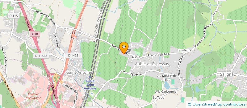 localisation de l'entreprise MADAME AXELLE ALONSO  VAL DE VIRVEE