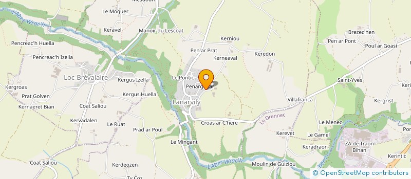 localisation de l'entreprise MADAME AXELLE ANDRE  LANARVILY