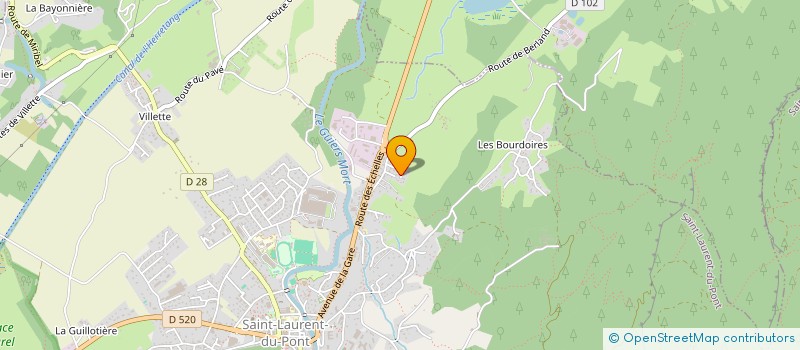 localisation de l'entreprise MADAME AXELLE ANDREOLI  SAINT-LAURENT-DU-PONT