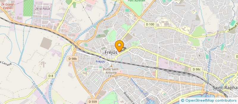 localisation de l'entreprise MADAME AXELLE AUROUSSEAU à FREJUS