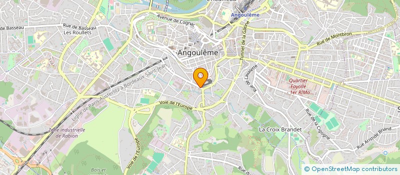 localisation de l'entreprise MADAME AXELLE AZZOPARDI à ANGOULEME