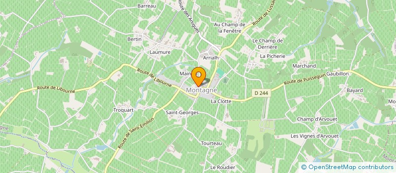 localisation de l'entreprise MADAME AXELLE BARBIERI  MONTAGNE