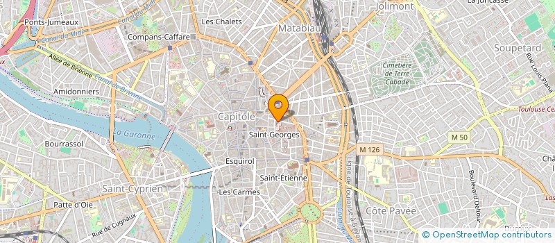 localisation de l'entreprise MADAME AXELLE BAUDLOT  TOULOUSE