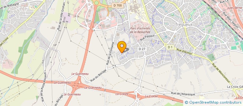 localisation de l'entreprise MADAME AXELLE BELE à TREGUEUX