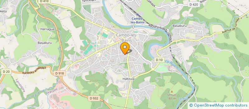 localisation de l'entreprise MADAME AXELLE BELLOIR  CAMBO-LES-BAINS