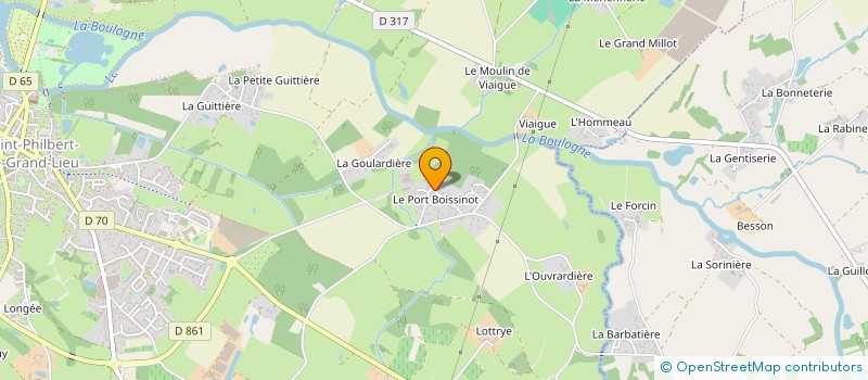 localisation de l'entreprise MADAME AXELLE BERNOM  SAINT-PHILBERT-DE-GRAND-LIEU