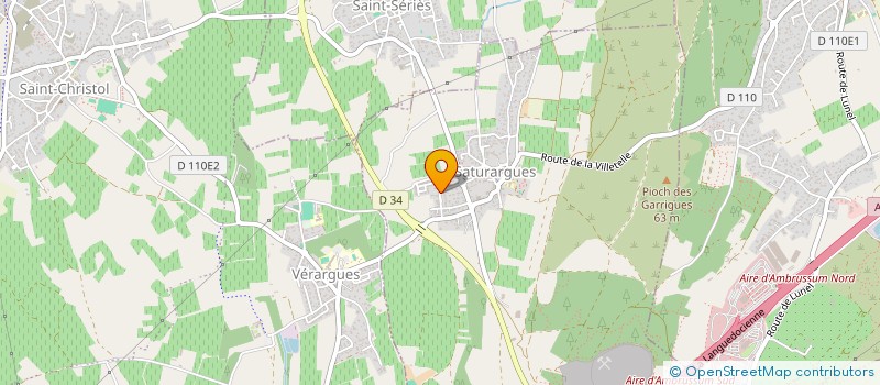 localisation de l'entreprise MADAME AXELLE BEZARD à SATURARGUES