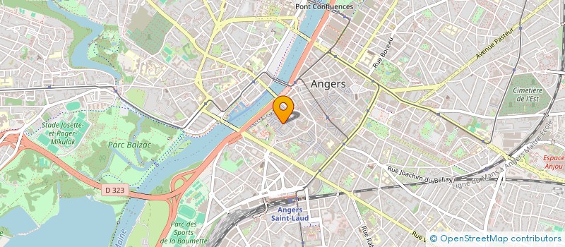localisation de l'entreprise MADAME AXELLE BLANC à ANGERS