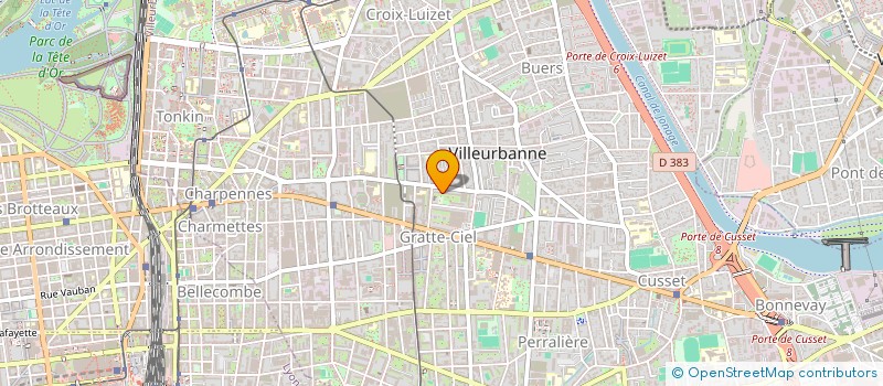 localisation de l'entreprise MADAME AXELLE BLANCHET  VILLEURBANNE