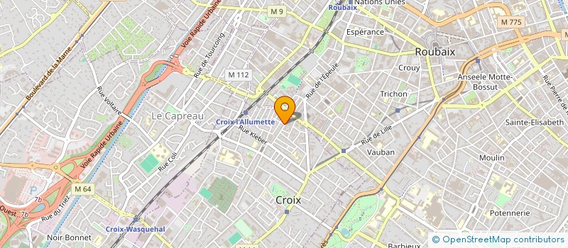 localisation de l'entreprise MADAME AXELLE BOET à CROIX
