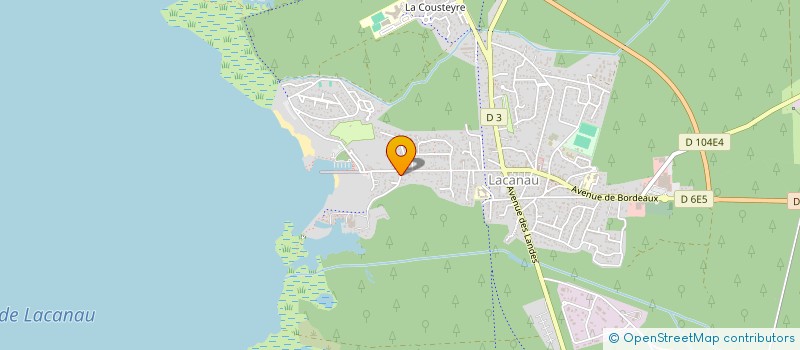 localisation de l'entreprise MADAME AXELLE BONNET  LACANAU