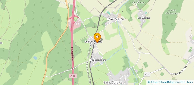 localisation de l'entreprise MADAME AXELLE BOUDAN à SAINT-SULPICE