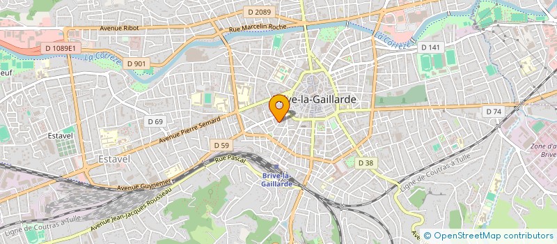 localisation de l'entreprise MADAME AXELLE BOUILLON à BRIVE-LA-GAILLARDE
