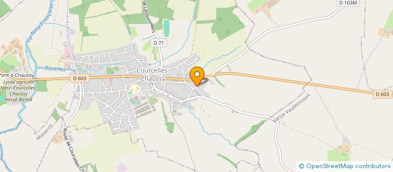 localisation de l'entreprise MADAME AXELLE BUCHHEIT  COURCELLES-SUR-NIED