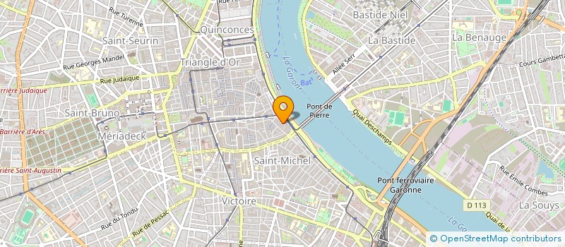 localisation de l'entreprise MADAME AXELLE BURLOTTE-CASTEROT à BORDEAUX
