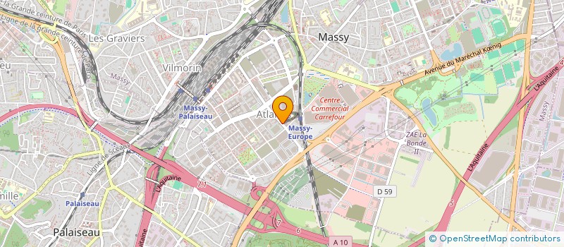 localisation de l'entreprise MADAME AXELLE CANARD  MASSY