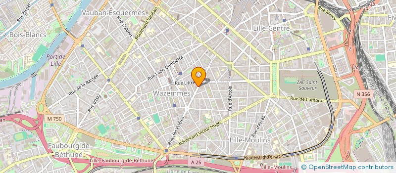 localisation de l'entreprise MADAME AXELLE CARLIER  LILLE