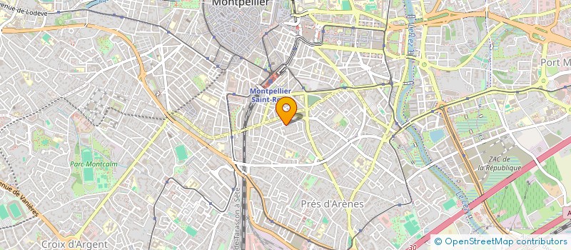 localisation de l'entreprise MADAME AXELLE CARRUZZO à MONTPELLIER