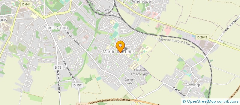 localisation de l'entreprise MADAME AXELLE CAUDRON  CAMBRAI