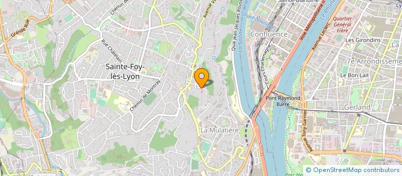 localisation de l'entreprise MADAME AXELLE CHOMETTE  LYON