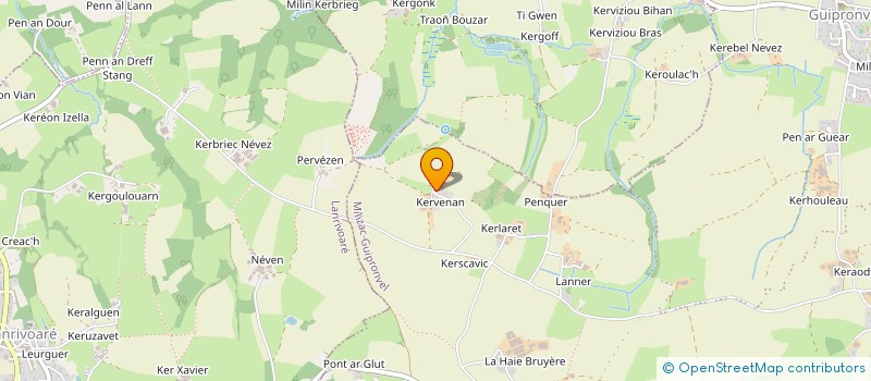 localisation de l'entreprise MADAME AXELLE CISSE  MILIZAC-GUIPRONVEL