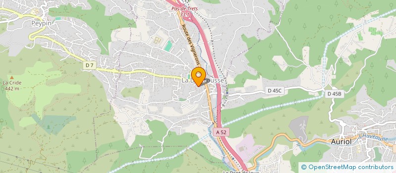 localisation de l'entreprise MADAME AXELLE COPPEY  LA DESTROUSSE