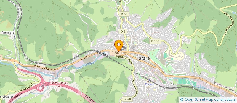 localisation de l'entreprise MADAME AXELLE COURT  TARARE