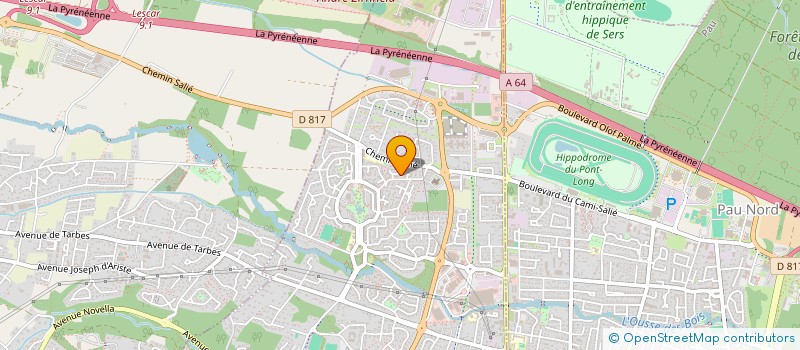 localisation de l'entreprise MADAME AXELLE D'HERBILLIE  LONS