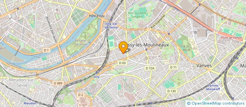 localisation de l'entreprise MADAME AXELLE DALLOT à ISSY-LES-MOULINEAUX