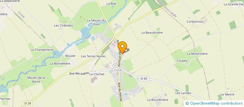 localisation de l'entreprise MADAME AXELLE DANGUY à CRULAI