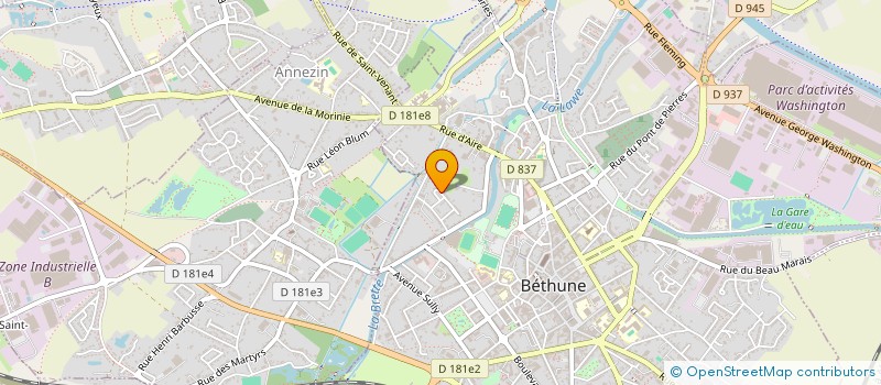 localisation de l'entreprise MADAME AXELLE DAVRINCHE  VERQUIN