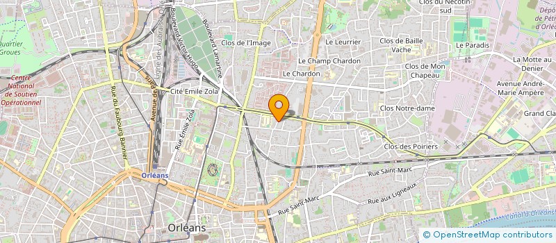 localisation de l'entreprise MADAME AXELLE DE BUOR DE VILLENEUVE à ORLEANS