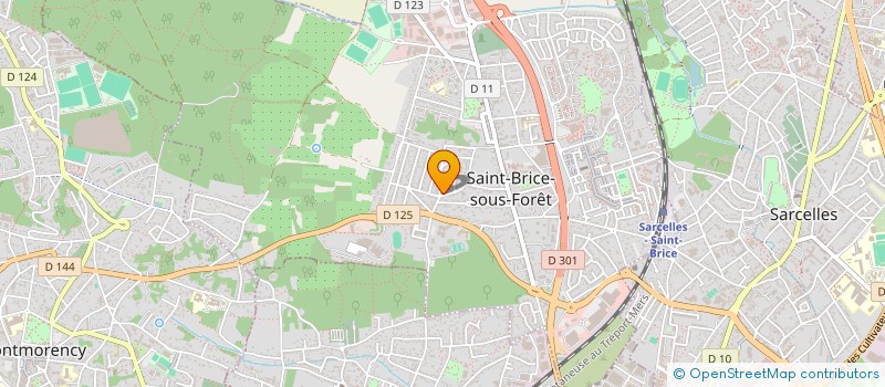 localisation de l'entreprise MADAME AXELLE DEBAUD  SAINT-BRICE-SOUS-FORET