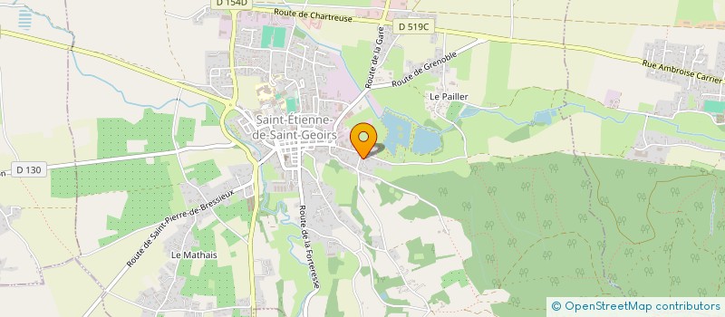 localisation de l'entreprise MADAME AXELLE DEBLOCK  SAINT-ETIENNE-DE-SAINT-GEOIRS