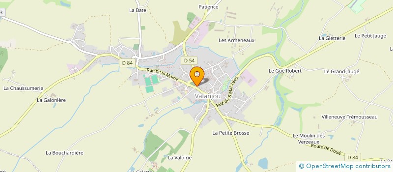 localisation de l'entreprise MADAME AXELLE DECASTRES  CHEMILLE-EN-ANJOU