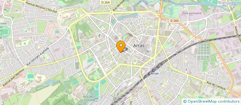 localisation de l'entreprise MADAME AXELLE DECLEENE à ARRAS