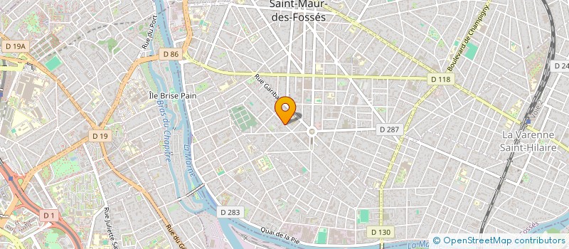 localisation de l'entreprise MADAME AXELLE DEFRASNE à SAINT-MAUR-DES-FOSSES