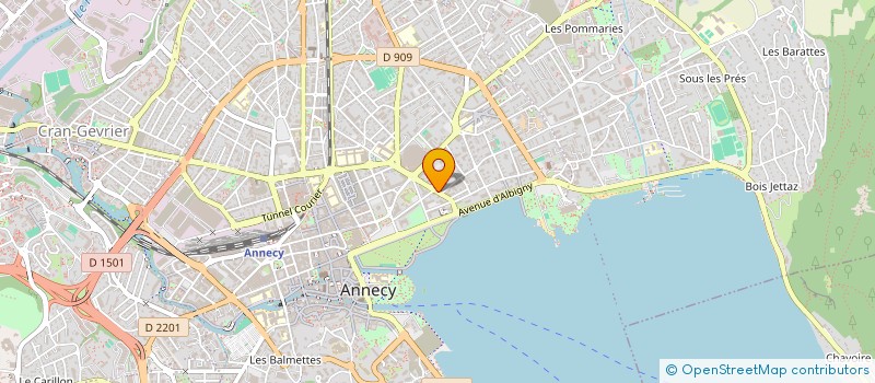 localisation de l'entreprise MADAME AXELLE DEHAN  ANNECY