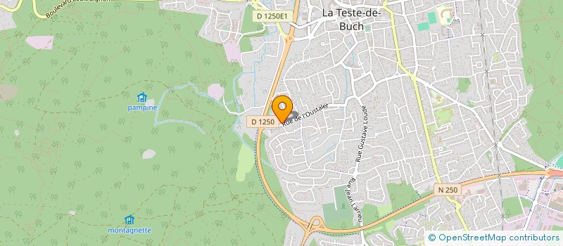 localisation de l'entreprise MADAME AXELLE DELECOLLE  LA TESTE-DE-BUCH