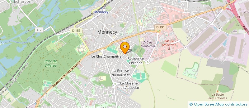 localisation de l'entreprise MADAME AXELLE DENIS à MENNECY