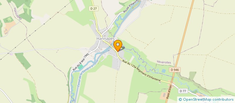 localisation de l'entreprise MADAME AXELLE DEPLANQUE  HANNAPES