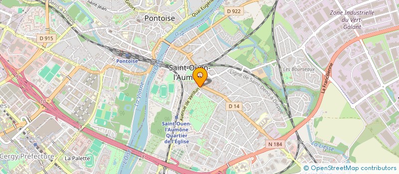 localisation de l'entreprise MADAME AXELLE DIARD à SAINT-OUEN-L'AUMONE