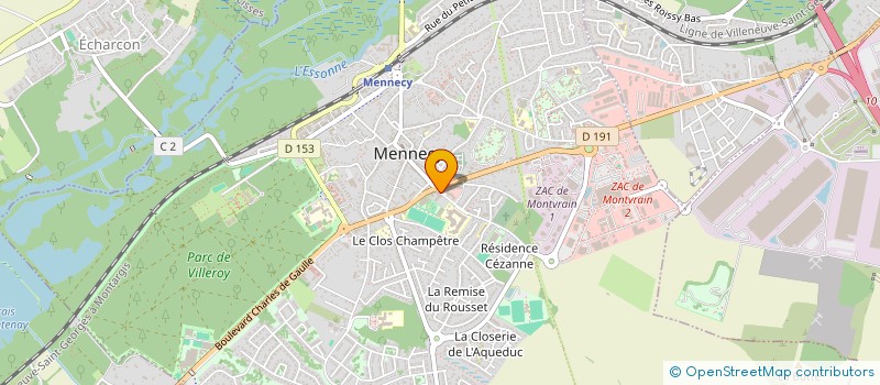 localisation de l'entreprise MADAME AXELLE DUCHEIN à MENNECY