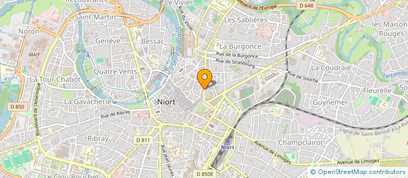 localisation de l'entreprise MADAME AXELLE DUFOUR à NIORT