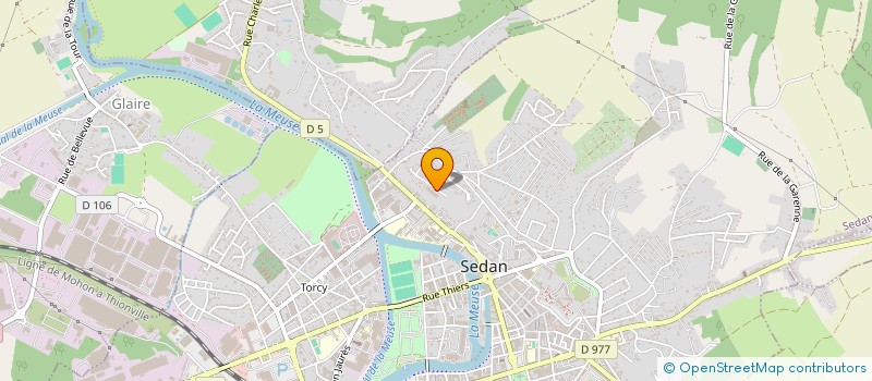 localisation de l'entreprise MADAME AXELLE ETIENNE  SEDAN