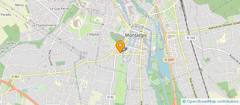 localisation de l'entreprise MADAME AXELLE FAUX à MONTARGIS