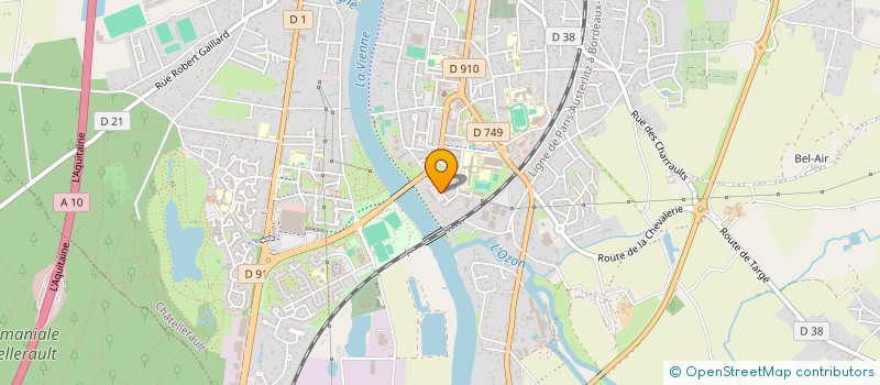 localisation de l'entreprise MADAME AXELLE FLORELLA  CHATELLERAULT